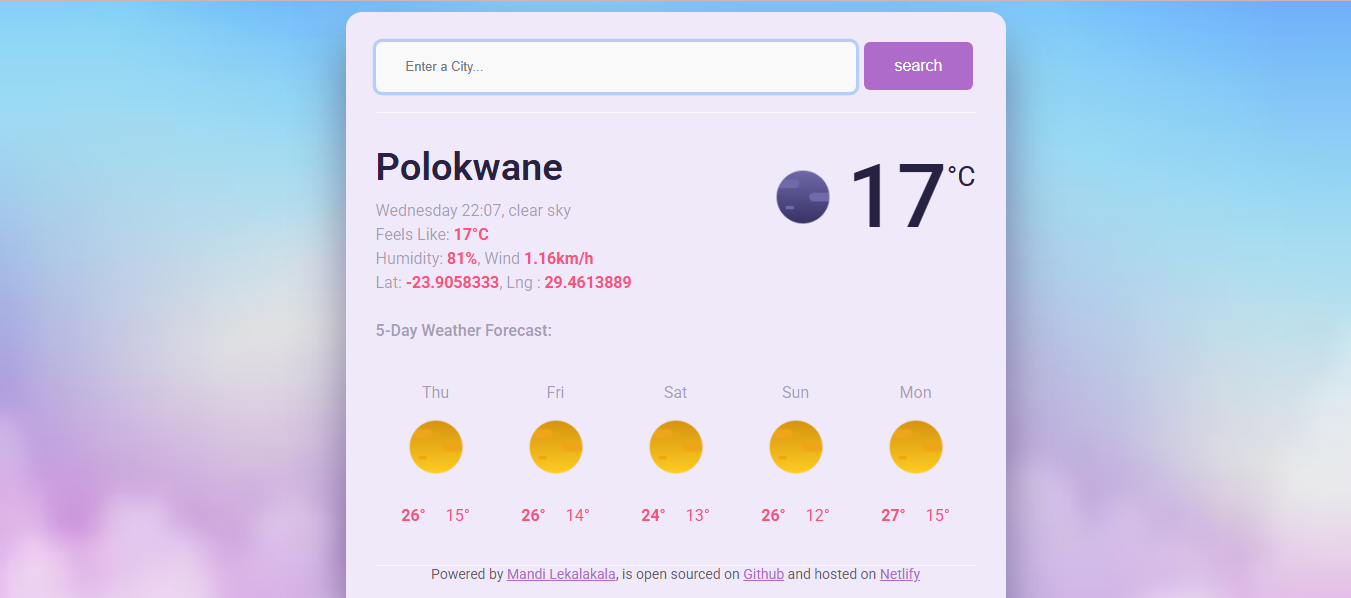 SKycast screenshot